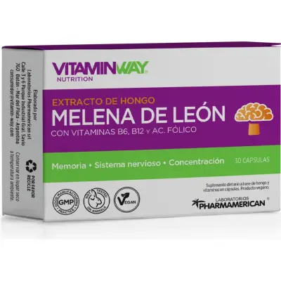 Vitamin Way Melena de León Cápsulas 30 unidades