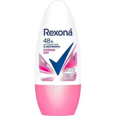 Desodorante Roll-On Rexona Powder Dry 50 ml
