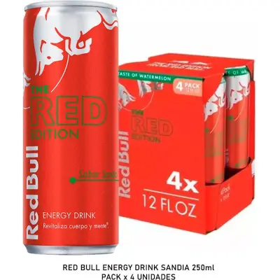 Red Bull Sandía 250 ml Pack x4