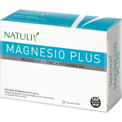 Magnesio Plus Natuliv 30 Cápsulas