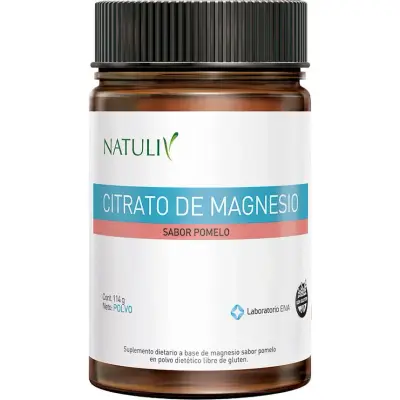 Suplemento de Magnesio Citrato Natuliv 114 g