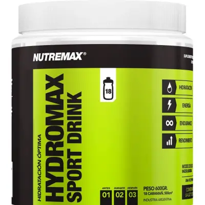 Nutremax Hidratante Sport Drink Polvo 600 g
