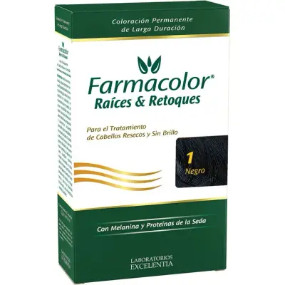 Tintura Capilar Farmacolor Raíces Retoque Tono 1