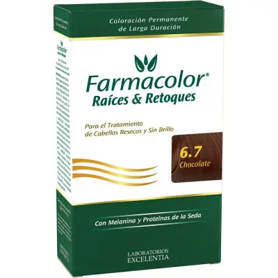 Tintura Capilar Farmacolor Raíces Retoque Tono 6.7