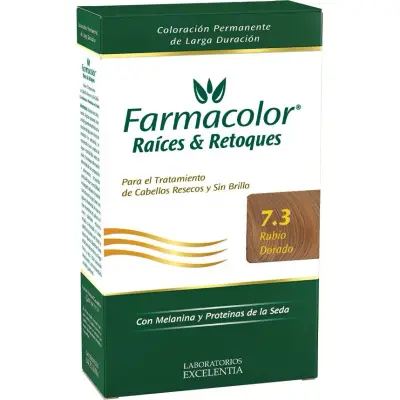 Tintura Capilar Farmacolor Raíces Tono 7.3 Retoque