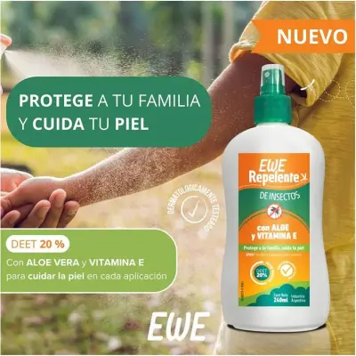 Spray Repelente de Insectos 240 ml