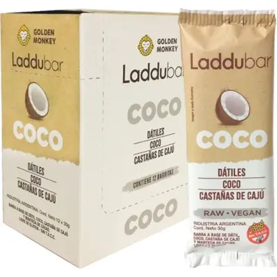 Laddu Bar Coco 12 Unidades
