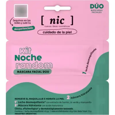 Máscara Facial Noche Dúo Kit Nic