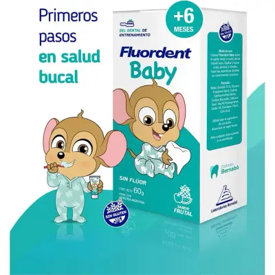 Gel Dentífrico Fluordent Baby 60 g