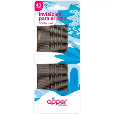 Clips para Cabello Negros Medianos x48 Unidades
