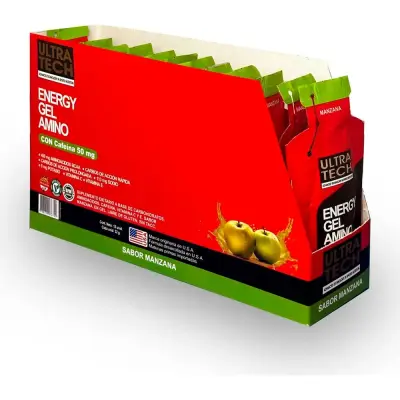 Ultratech Ener Amino Manzana Pack x12