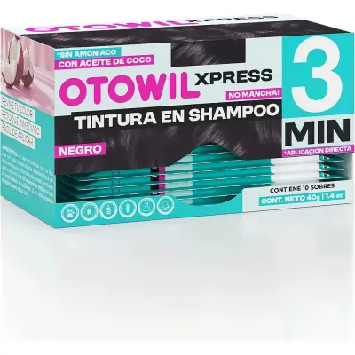 Tintura Capilar Otowil Tint Express 3 Minutos Negro 40 g