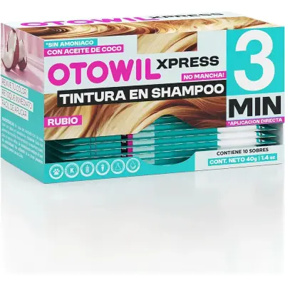 Tintura Capilar Otowil Tint Express Rubio 40 g