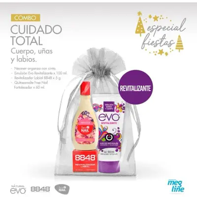 Set Cuidado Revit Crema Corporal Meg Line 3 Productos