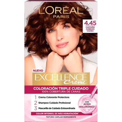 Tintura Capilar Excellence Crème Tono 4.45