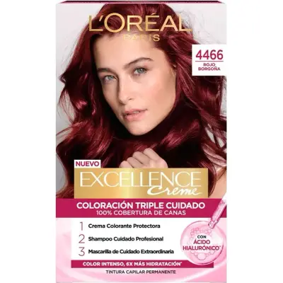 Tintura Capilar Excellence Crème Tono 4.466