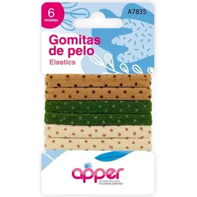 Cepillo Apper Gomitas Lunares 6 Unidades 8 mm