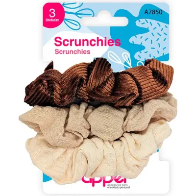 Scrunchies Apper Pack x3 unidades