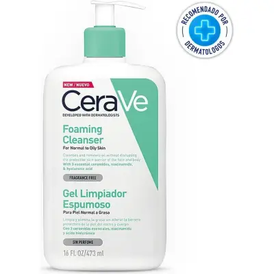 CeraVe Gel Limpiador Espumoso 473 ml
