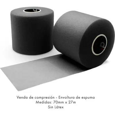 Venda Elástica D3tape Black 70 x 27 m