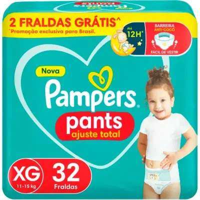 Pañales Pampers Pants Confort Seco XG x32