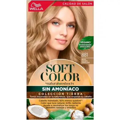 Tintura Capilar Soft Color Tono 881 Beige Permanente