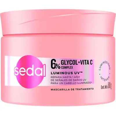 Máscara Capilar Sedal Luminosidad UVX 300 g