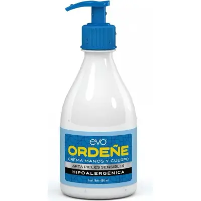 Crema Corporal Ordene 400 ml con Dosificador