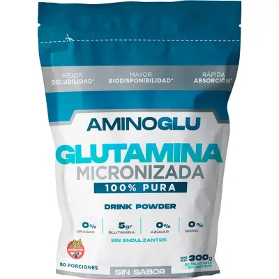 Glutamina Pura Aminoglu 300 g