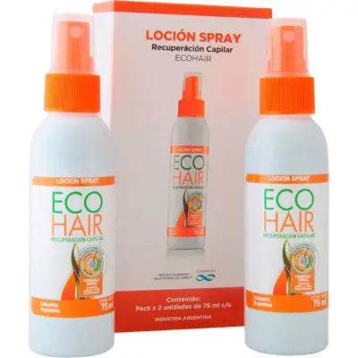 Loción Ecohair Pack 2 x 75 ml