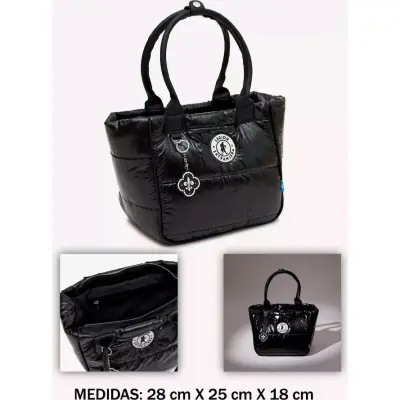Campera Puffer Legion Tote Negra