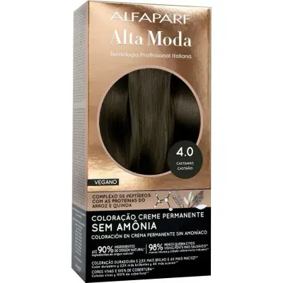 Tintura Capilar Alta Moda Color Tono 4.0 Castaño
