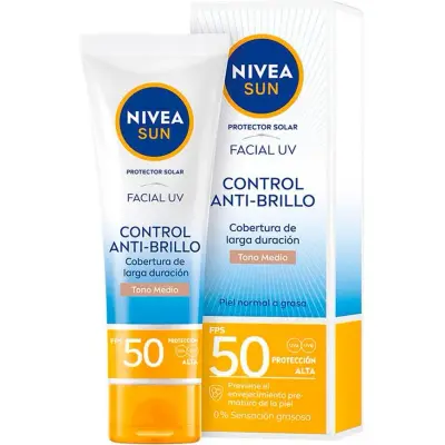 Protector Solar Nivea Sun Antibronceante FPS 50 50 ml