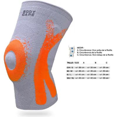 Faja Ortopédica Rodilla con Silicona y Balero XL