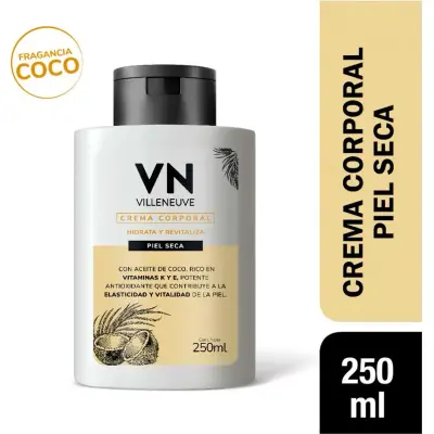 Crema Corporal Villeneuve Cuidado Integral 250 ml