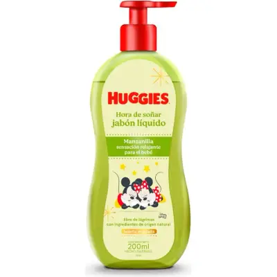 Jabón Líquido Huggies Hora de Soñar 200 ml