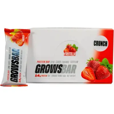 GrowsBar Barra de Chocolate Crunch 46 g