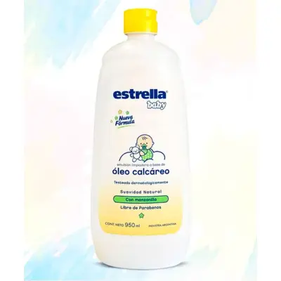 Crema Corporal Bebé Estrella Aceite con Manzana 950 ml