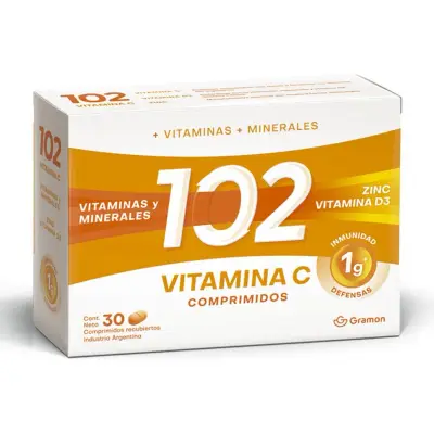 Vitamina C Comprimidos Recubiertos 30 Unidades