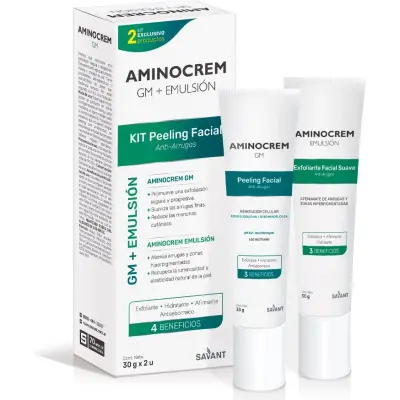 Aminocrém Kit Peeling Crema Facial + Emulsión