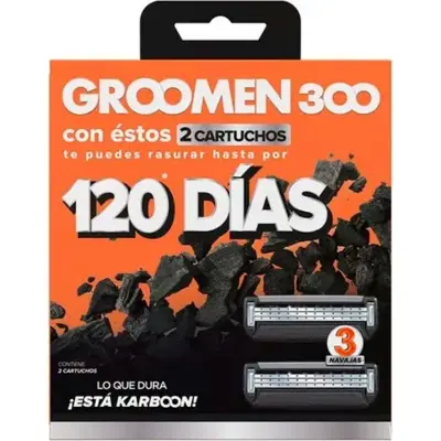 Crema de Afeitar Groomen 300 ml Reparadora Pack Doble