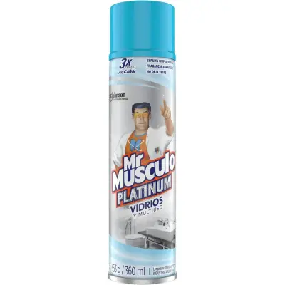 Mr. Músculo Limpiador de Vidrios Aerosol 360 cc