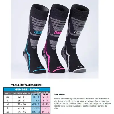Media Ski SOX Talle L