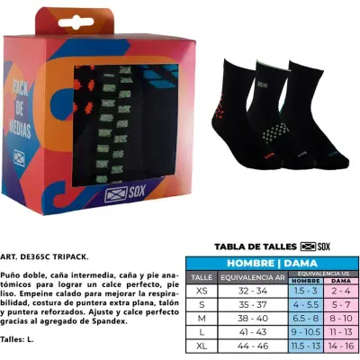 Faja Ortopédica Sox Tripack