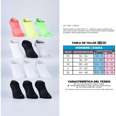 Pañal SOX Talla L Pack x3