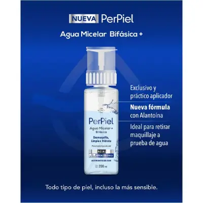 Agua Micelar Perpiel AG+ 200 ml
