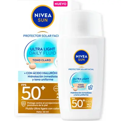 Protector Solar Nivea Sun Ultra Ligero Day FPS 50+
