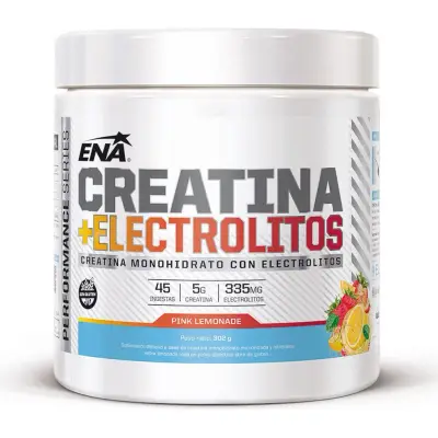 Creatina + Electrolitos Ena Pink 302 g