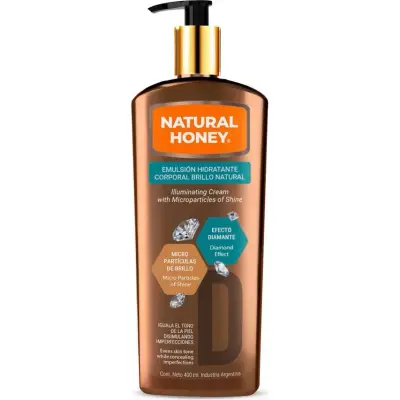 Crema Corporal Natural Honey Emulsión 400 ml