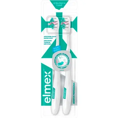 Cepillo de Dientes Elmex Sensibilidad Professional Duplo